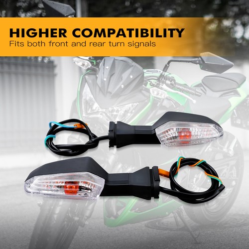 12V 10W Turn Signals Indicator Premium ABS For Kawasaki KLE Versys 650 2015-2022 - Picture 3 of 8