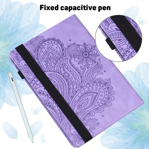 For Amazon Kindle Fire HD 10 Plus 2021 11th Gen Leather Wallet Stand Case Cover - Picture 15 of 50