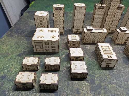 MDF Warhammer Epic Legions Imperialis Titanicus Gelände Scenary Wargaming 6-8mm - Bild 3 von 16