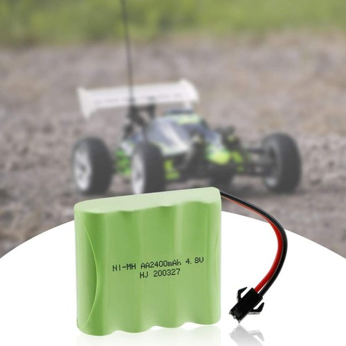 1 Pack 4.8V 2400mAh AA Ni-MH Rechargeable Battery Pack for RC Truck Toy Cars USA - Picture 3 of 10
