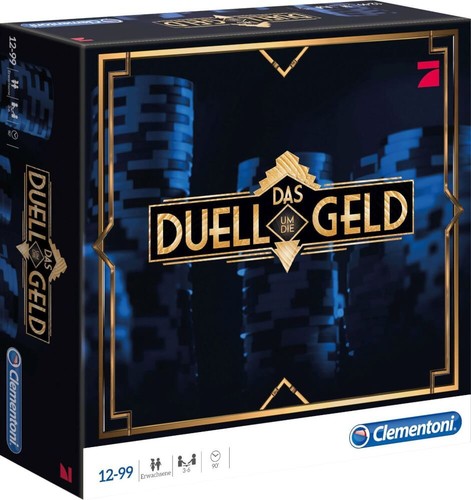 Clementoni – Das Duell um die Geld (Brettspiel), 2-8 Spieler, ca. 60 min, ab 12