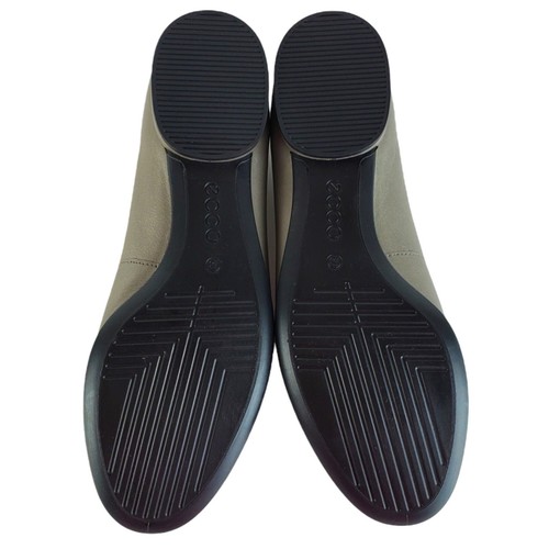 Scarpe basse Ecco anine ballerine pelle comode slip on pietra metallizzata - Foto 10 di 12