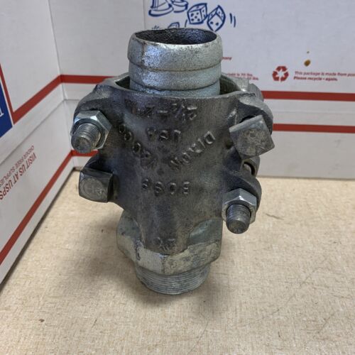 NEW DIXON BOSS B29U 2" S CLAMP 2 1/2 - 2 25/32 Male Stem Iron, 2" NPT x 2" MS26 - Picture 2 of 9