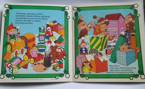 Santa’s Magic Mirror Record And Picture Book, Avon 1982 - Imagen 5 de 12