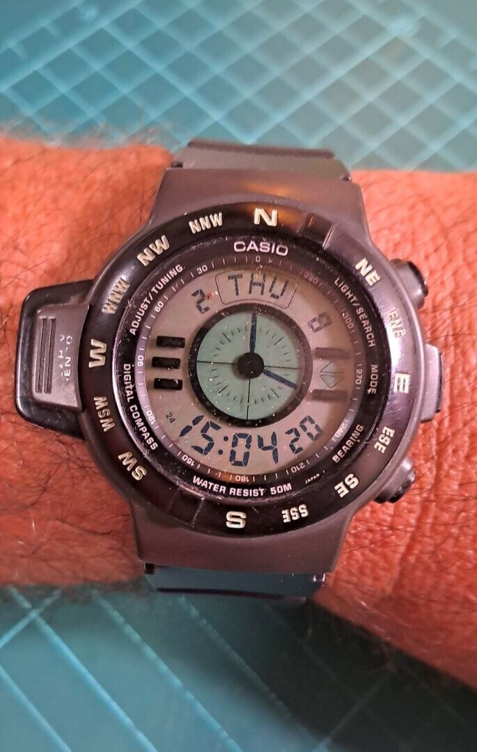 Iper Rare Vintage(1993) Casio CPW-100 Digital Compass