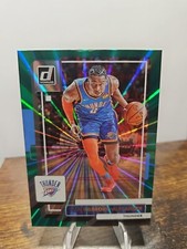 2022-23 Shai Gilgeous Alexander Donruss Holo Green Laser #100 Thunder
