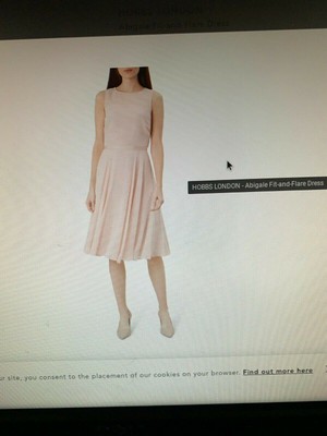 hobbs pink floral dress