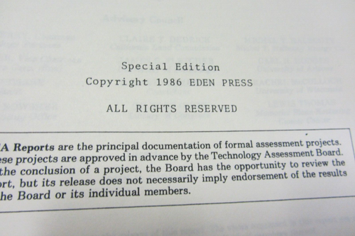 Electronic Surveillance and Civil Liberties 1986 Eden Press ed Technology AI oop - Bild 4 von 12