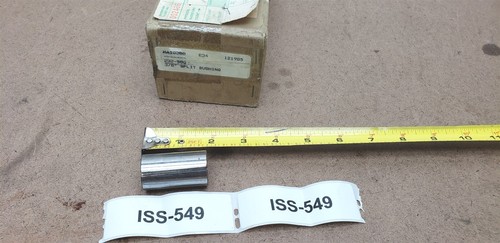 3/8 Zoll geteilte Buchse 1 Zoll OD 1,775 Zoll hoch Manurhin 232-500 - Bild 2 von 5