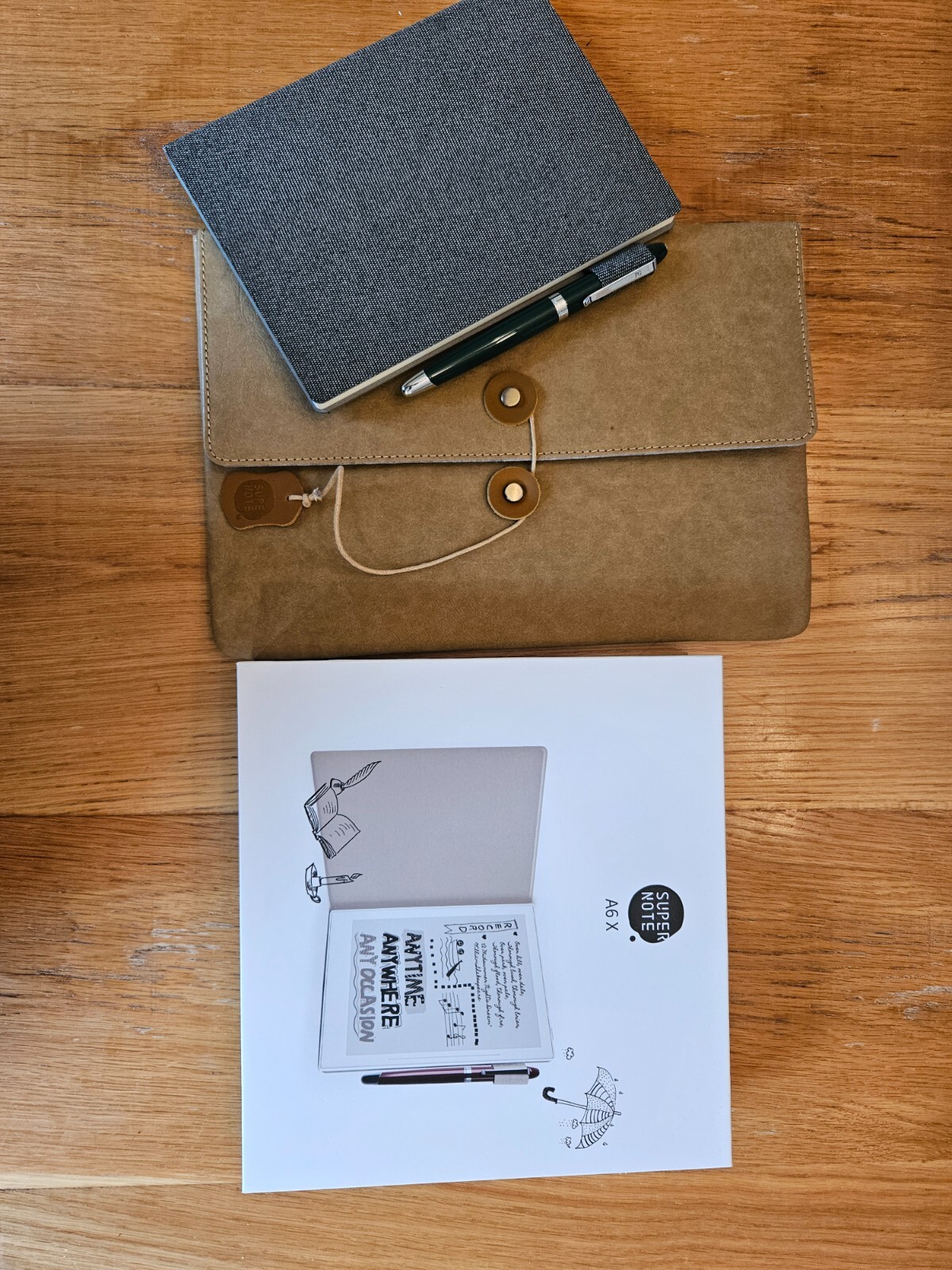 Ratta Supernote A6X Eink Notebook and Heart of Metal Series Pen in