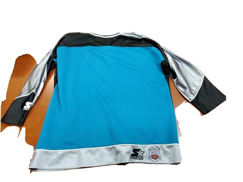 Vintage 1990's San Jose Sharks Starter HOCKEY JERSEY Youth Size Large/XL RARE!!! - Picture 6 of 6