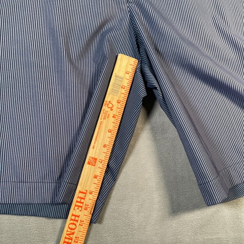 Nike Golfshorts Herren 38 blau Nadelstreifen vorne flach Dri Fit Performance Chino 10" - Bild 7 von 13