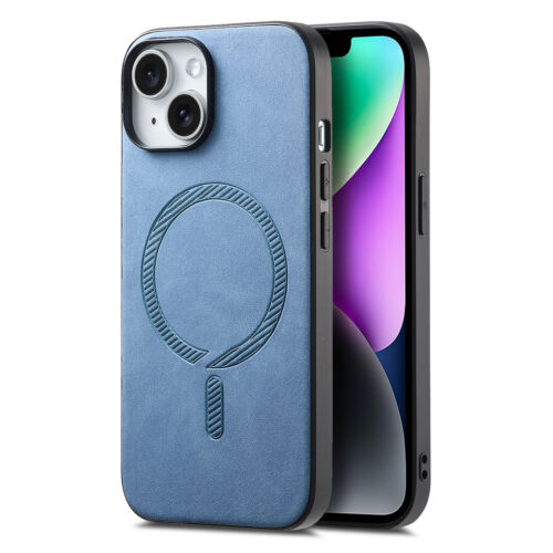 Funda de cuero a prueba de golpes respetuosa con la piel magnética Mag Safe para iPhone 16 ProMax 16e - Imagen 22 de 75