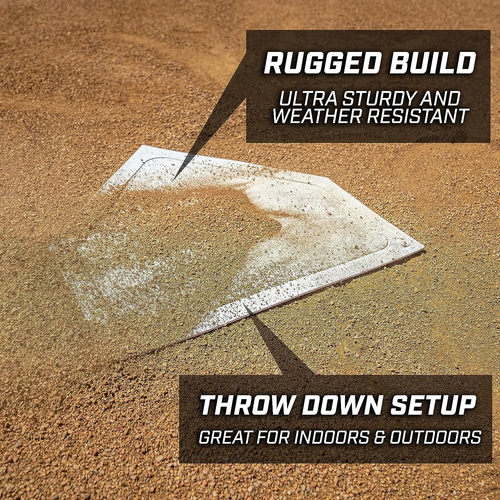 Juego base de 5 piezas de béisbol y softbol Gosports - bases de campo de goma para niños - Imagen 3 de 12