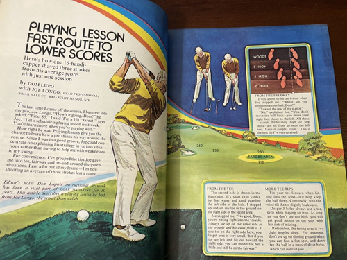 GOLF MAGAZINE OCTOBER 1973 AT LAST GOLF HAS A GLAMOUR GIRL WHO CAN REALLY PLAY - Picture 15 of 17