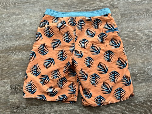 Patagonia Boys Wavefarer Board Shorts Palms Of My Heart All Over Size 16 Kids - Picture 4 of 9