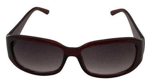 Kenneth Cole Reaction Sonnenbrille burgunderfarben rechteckige Hülle, rauchige Linse KC1210 69B - Bild 2 von 12