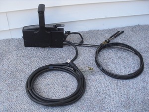 nice mercury commader 2000 remote control with cables \u0026 8 pin wiring Boat Wiring Harness nice mercury commader 2000 remote control with cables