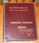 Models Thru 1965 Oldsmobile Chassis & Body Parts Catalog With Oldsmobile Binder