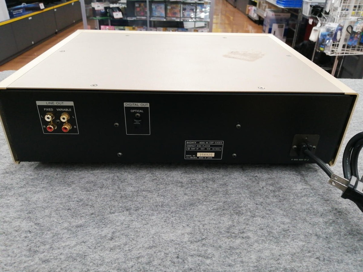 SONY ソニー CDプレーヤー CDP-XA5ES Sony CDP-XA5ES CD Player Deck Color Silver AC100V 50Hz 60Hz