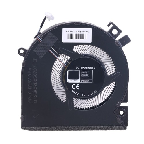 Quiet Operation Fan for Victus 15-FA 15FB TPN-Q278 TPN-Q279 Laptops Cooling Fan - Afbeelding 1 van 8