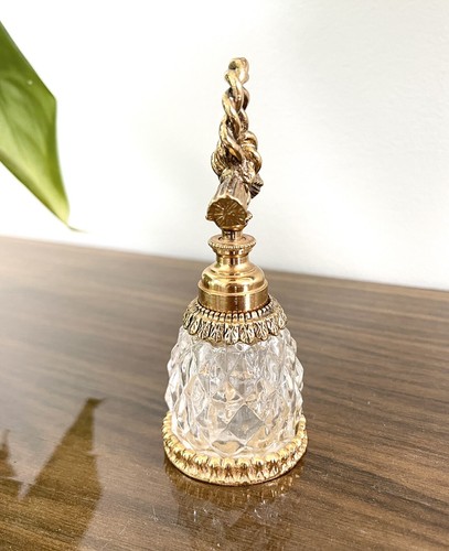 Vintage Stylebuilt Gold Time & Glass Perfume Bottle - Picture 2 of 7