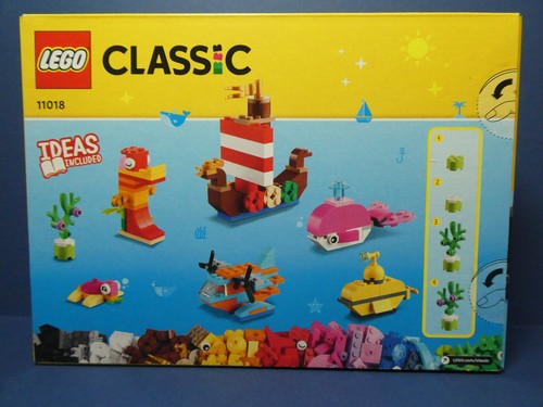 NEW, FACTORY SEALED LEGO CLASSIC CREATIVE OCEAN FUN #11018 - 333 PIECES AGES 4+ - Picture 5 of 11