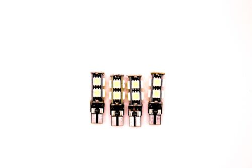 FARO ANTERIORE/POSTERIORE AUTO FIAT 9SMD T10 LED W5W LAMPADINA XENON CANBUS SENZA ERRORI BIANCO - Foto 7 di 9