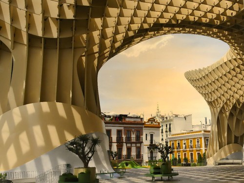 CALVENDO Puzzle Sevilla, Metropol Parasol | 1000 Teile Lege-Größe 64x48cm Foto-P - Bild 3 von 4
