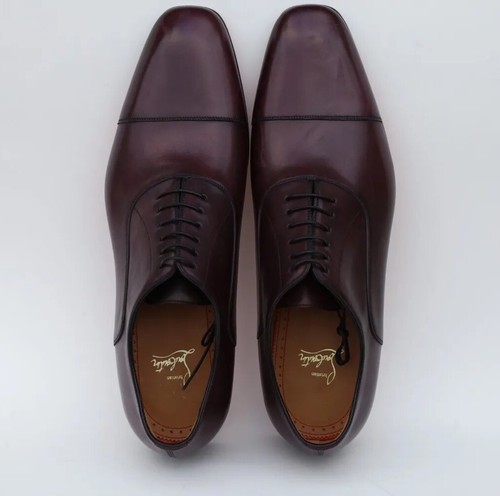 Christian Louboutin 'Greggo' Cap Toe Herren Schuhe Größe 44,5 / US 11,5 Schwarz Leder - Bild 17 von 24