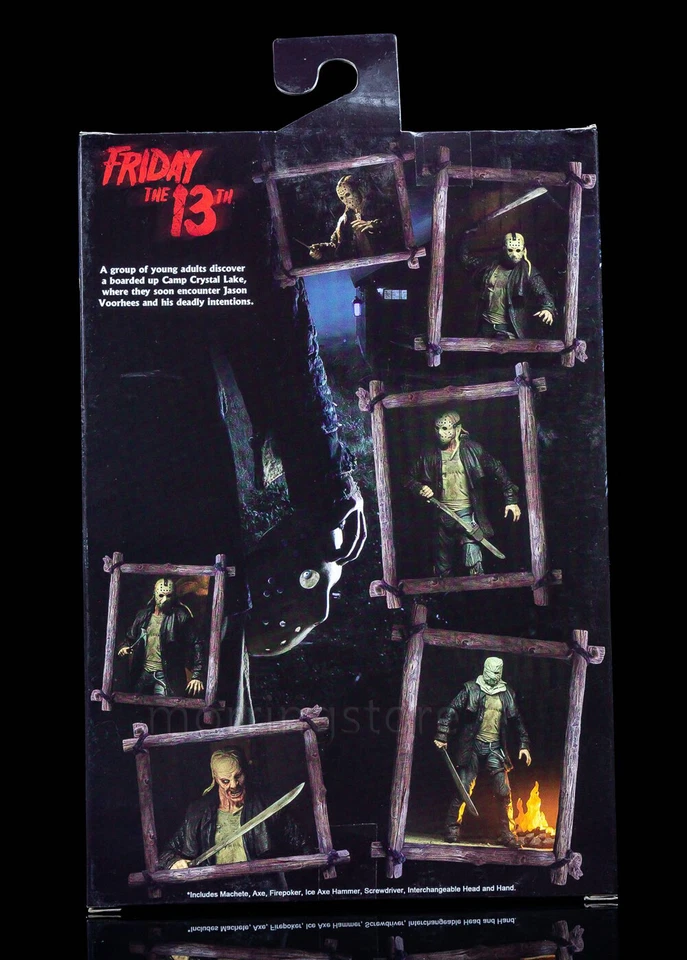 Nueva figura de acción NECA Friday The 13th Ultimate Jason Seventh Voorhees 7"" juguetes Foto 3 de 4