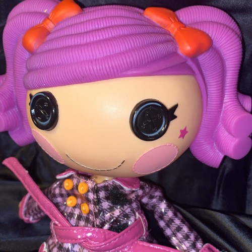 2009 LALALOOPSY 13" DOLL PEANUT BIG TOP/BEA SPELLS A LOT & PLAID RAINCOAT - Picture 2 of 6