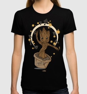 Baby-Groot-Art-T-Shirt-Guardians-of-the-Galaxy-Tee-Men-039-s-Women-039-s-All-Sizes