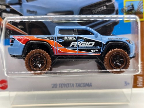 HOT WHEELS 2024 Short Card HW DIRT 20 TOYOTA TACOMA BLUE 4/10 198/250 - Picture 2 of 8