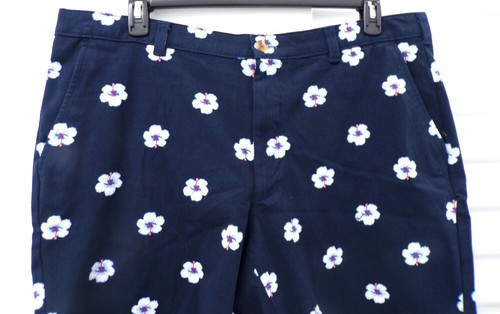 Chino corto Club Room para hombre talla 38 ajuste clásico elástico en 4 direcciones moda azul marino-azul - Imagen 5 de 9