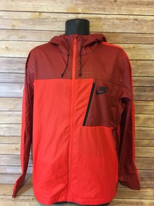 red and black nike windbreaker