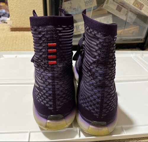 Nike Kobe 10 Elite Elite High Sz 15 718763-505 Purple Mamba Lakers Rare KB8 24 X - Picture 4 of 6