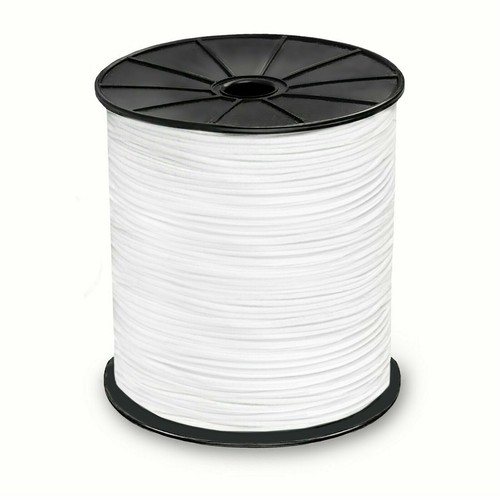 100 Meter Gummiband Gummikordel 2 3 5 mm Rundgummi flach elastisch für Masken - Picture 10 of 16