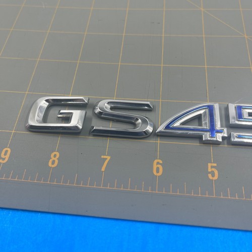 2013-18 Lexus GS450h GS 450 h OEM Factory Chrome Grill Trunk Deck Lid Emblem Set - Bild 3 von 10