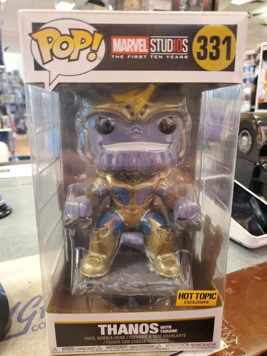 Funko Pop Marvel: Thanos on Throne Collectible Figure, Multicolor