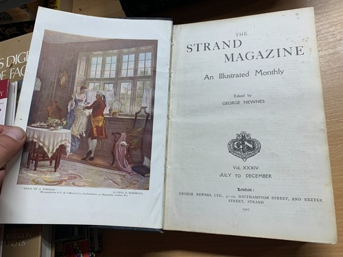 JULY-DEC 1907 THE STRAND MAGAZINE VOL 34 EDITH NESBIT BOOK (P8) - Imagen 5 de 23