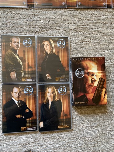 24 Seasons 1 2 3 4 5 lot Kiefer Sutherland is Jack Bauer in TV SERIES FIVE SET - Bild 9 von 12