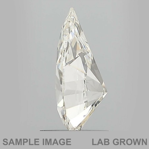 Pear Cut Non Certified G, SI1 Clarity LabGrown CVD Loose Diamond 0.71 Carat - Picture 2 of 3