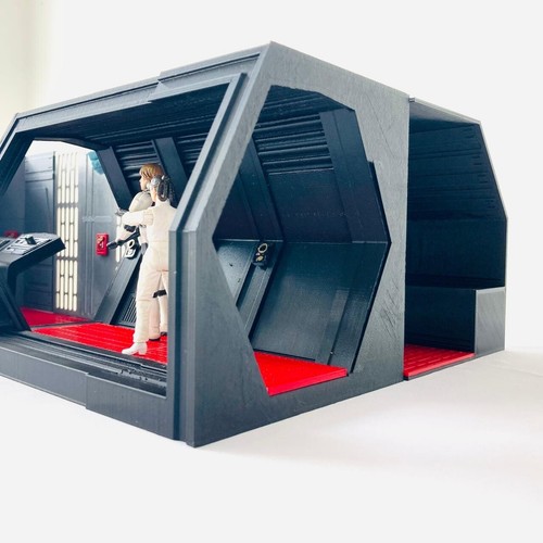 Death Star Detention Block Diorama for 3.75 inch (1:18) Scale Action Figure - Picture 4 of 15