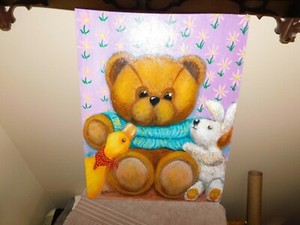 teddy painting