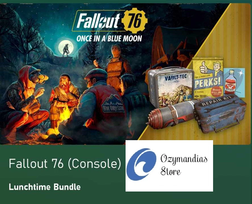 Fallout 76 Lunchtime Bundle Once in a blue MOON PC Only Not for