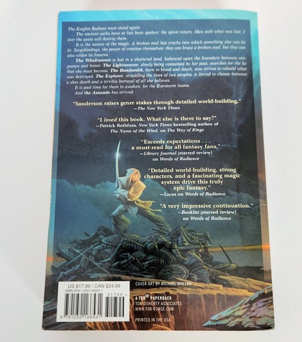 Words of Radiance Brandon Sanderson Illustration Stormlight Archive 2 Paperback - Picture 2 of 10
