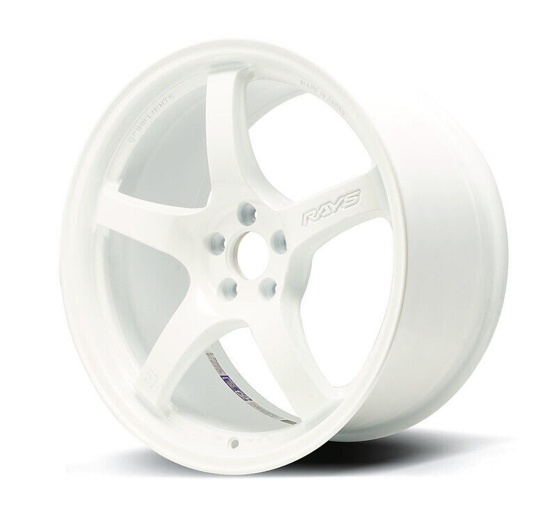 RAYS 57CR 9.5j＋38 PCD120 Rays 57CR Pearl White Gram Light Wheel 18X9.5 +38 5X120 Japan Made