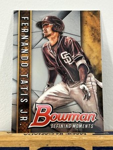 2017 Bowman #BDM-FT Fernando Tatis Jr. Padres Defining Moments Chrome Draft