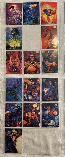 1994 MARVEL MASTERPIECES Complete Base Set & Gold foil signatures.Power Blast - Picture 7 of 11